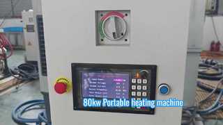 دستگاه گرمایش القایی دیجیتال IGBT 80 کیلووات برای بخاری قابل حمل