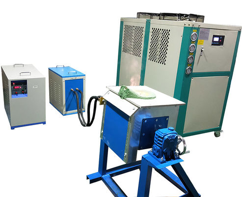 قیمت خوب کوره القایی طلا با فرکانس متوسط ​​10 کیلوگرمی آنلاین