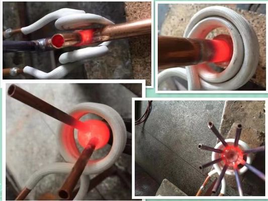 قیمت خوب دستگاه لحیم کاری القایی برنج مس 30-80Khz دستگاه گرمایش القایی فرکانس بالا آنلاین