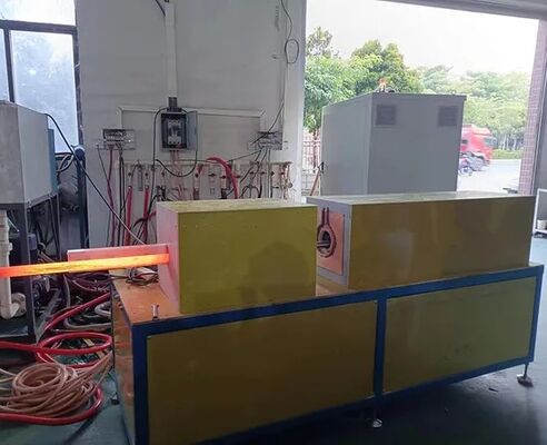 قیمت خوب تجهیزات آهنگری القایی 600 کیلووات با سیستم خنک کننده آبی و سرعت گرمایش سریع برای پردازش فلزات صنعتی آنلاین