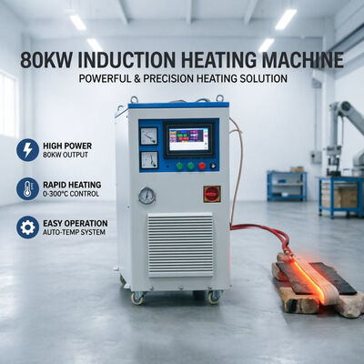 قیمت خوب 80KW Induction Heating Machine with Water Cooling System and 20KHZ-50KHZ Frequency for Bearing Gear Coupling Ring Parts آنلاین